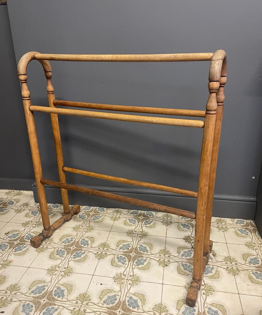 Antique Pine Towel Rail | Bowden Knight